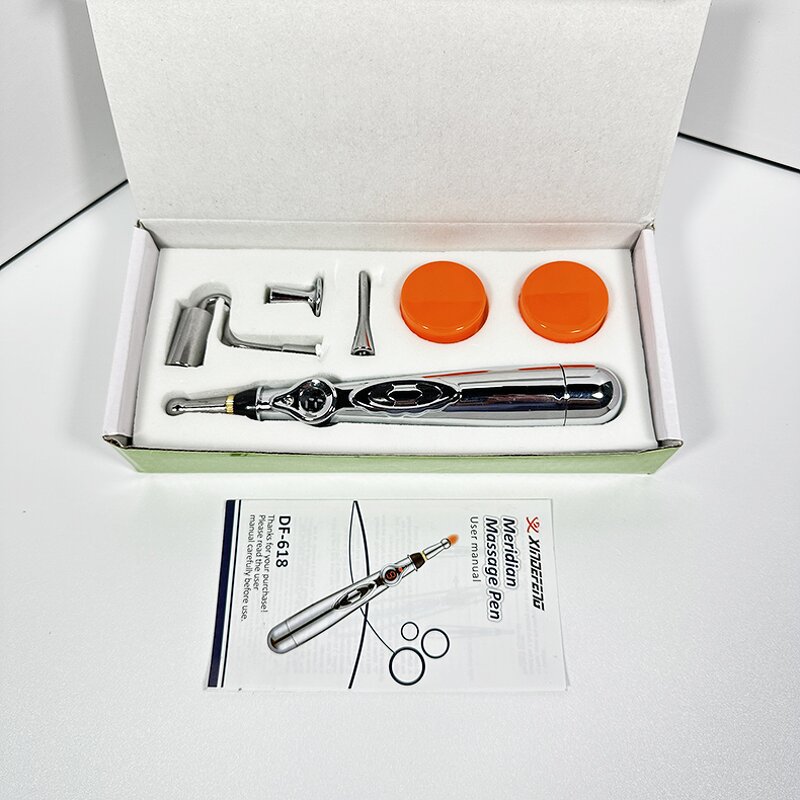 Electronic Acupuncture Pen - Handheld Biofeedback Facial Acupuncture Meridian Pain Relief Tool