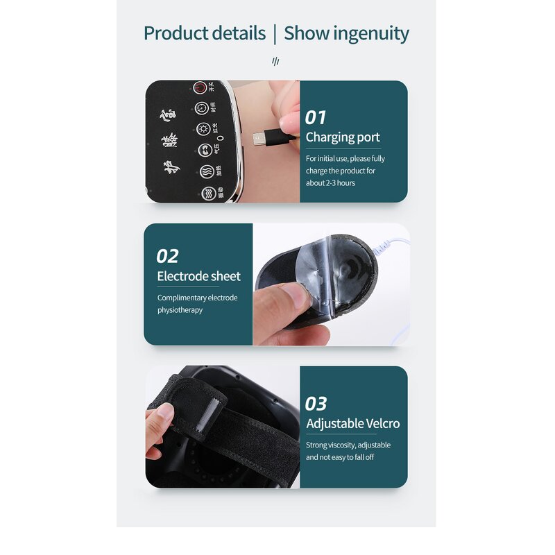 Electric Knee Massager - 2023 Hot Selling Arthritis Joint Treatment Smart Physiotherapy Compress