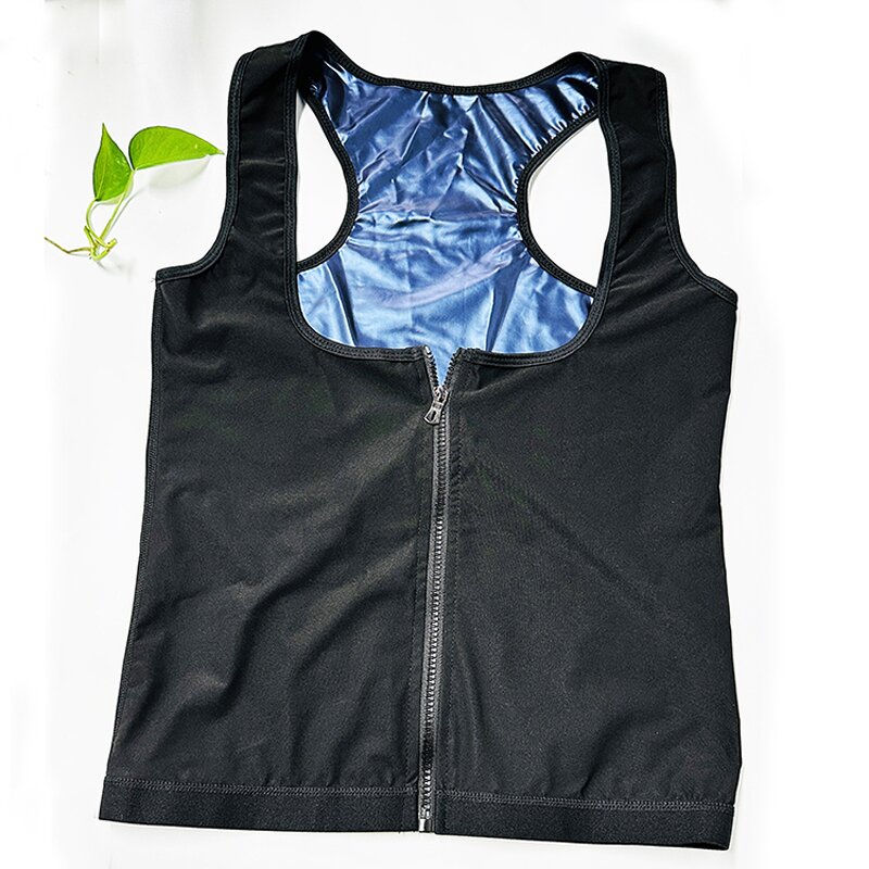 Neoprene Slimming Jacket - Polymer Waist Trainer Corset Sweat Vest Women Workout Tank Top