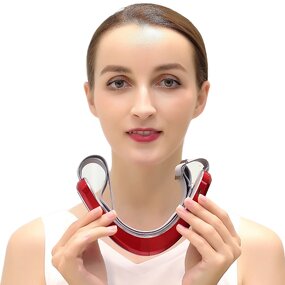 LED EMS V Face Mask - New Trending V Shape Lifting Thin Face Vibration Beauty Care Instrument
