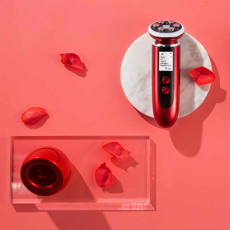 LED Facial Beauty Instrument - 2024 Multifunctional Skin Care Import Cleaning Lifting Device