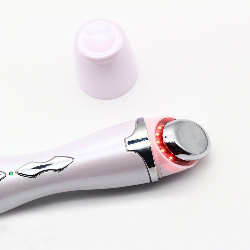 Smart Eye Massage Pen - Rechargeable Red Light Therapy Ionic Heated Anti-puffiness 150g Tool