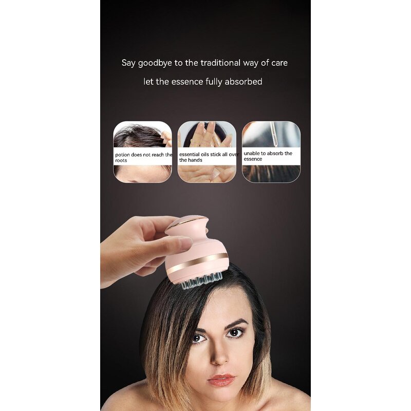 EMS Meridian Comb - 2024 Electric Head Therapy Scalp Dredge Brush Guasha Instrument