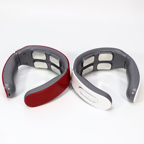 Heated Neck Therapy Instrument - Electric Pulse TENS Unit Cervical Vertebra Treatment Massage