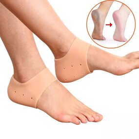 Silicone Gel Heel Socks - Foot Care Moisturizing Cracked Foot Skin Heel Protector Cushion