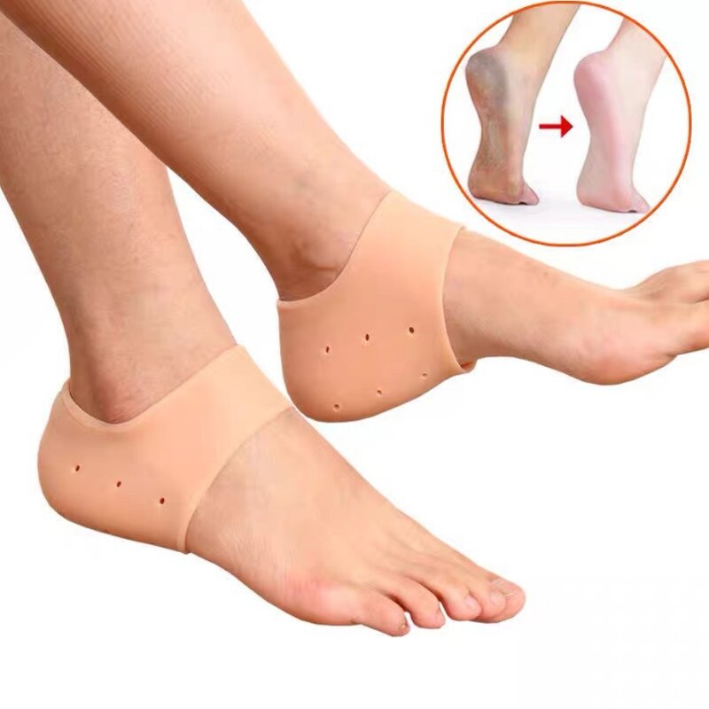 Silicone Gel Heel Socks - Foot Care Moisturizing Cracked Foot Skin Heel Protector Cushion