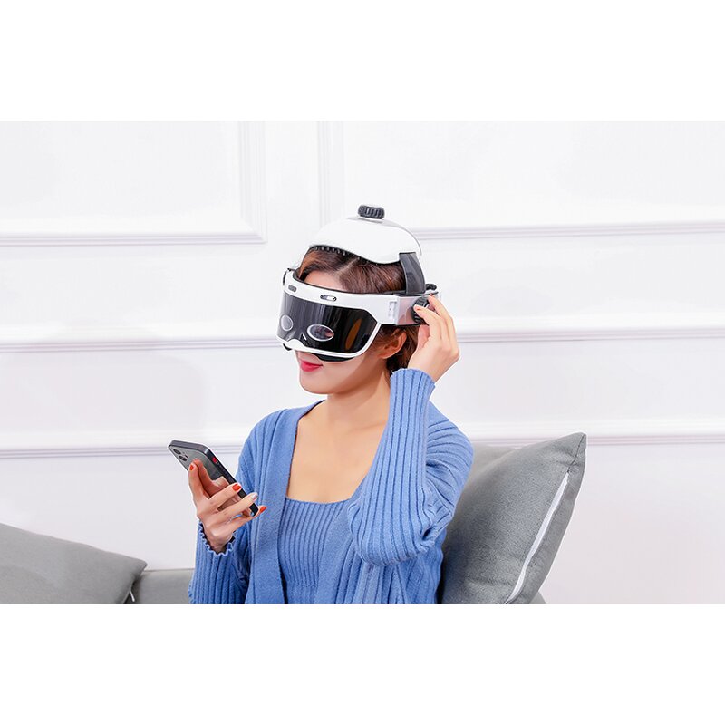 Smart Head Massage Helmet - 2023 Custom Rechargeable Heat Kneading Air Compression Tool