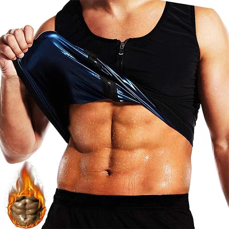 Neoprene Waist Trainer - 2025 New Men Women Sauna Sweat Vest Workout Tank Top Shapewear