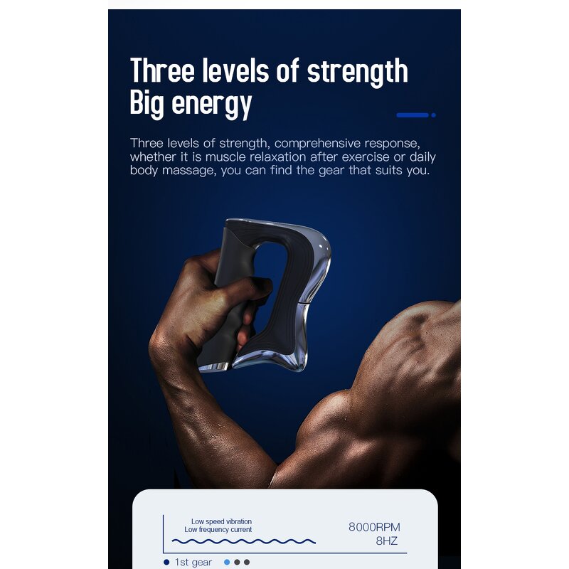 EMS Fascia Scraper - 2025 Hot Micro Current Deep Meridians Vibration Scraping Knife