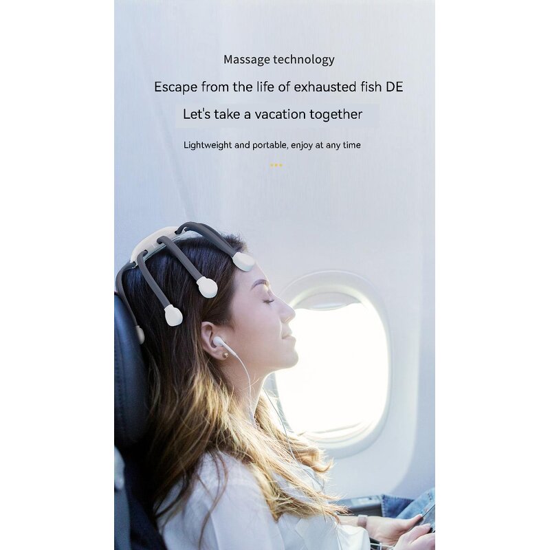 Octopus Scalp Massager - 10 Heads Electric Claw Head Scratching Massage Relax Tool