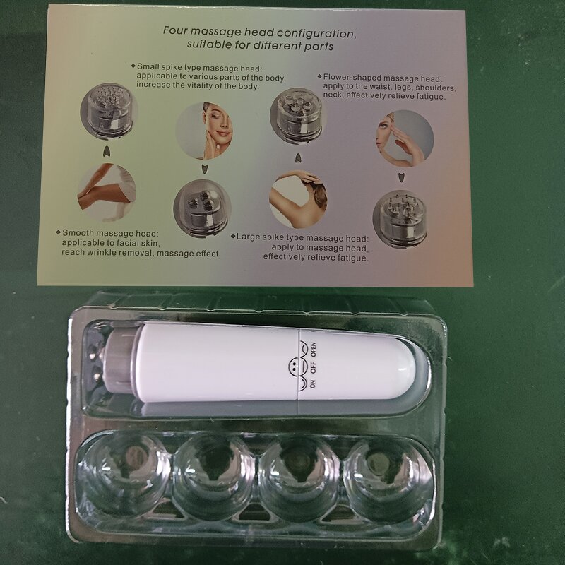 Facial Vibration Massage Pen - Mini Portable Remove Under Eye Bags Electric Therapy Stick