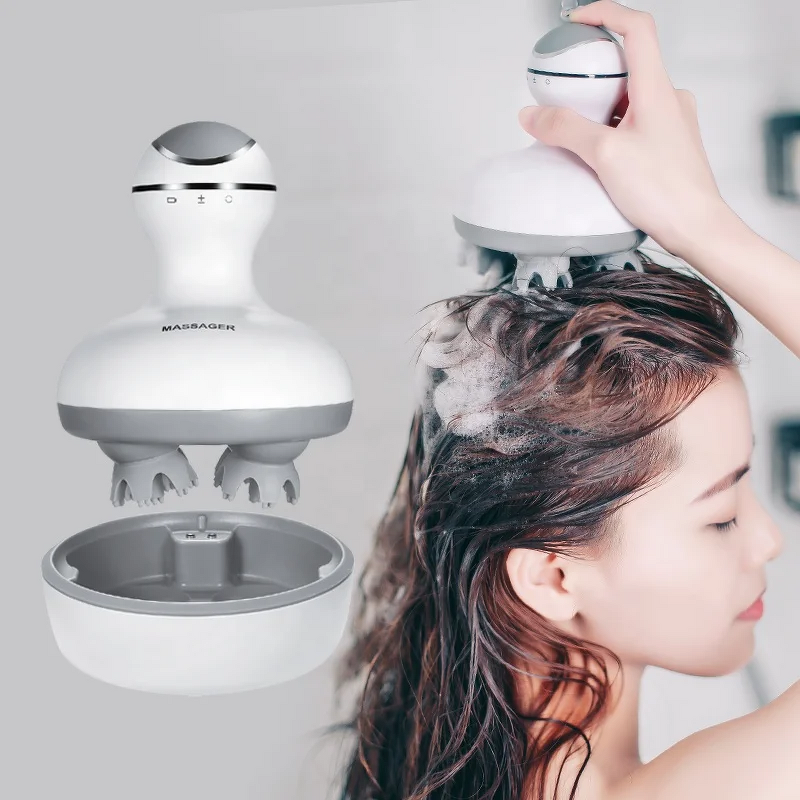 Electric Scalp Massager - Hot Selling Waterproof Portable Head Roller Massage Machine