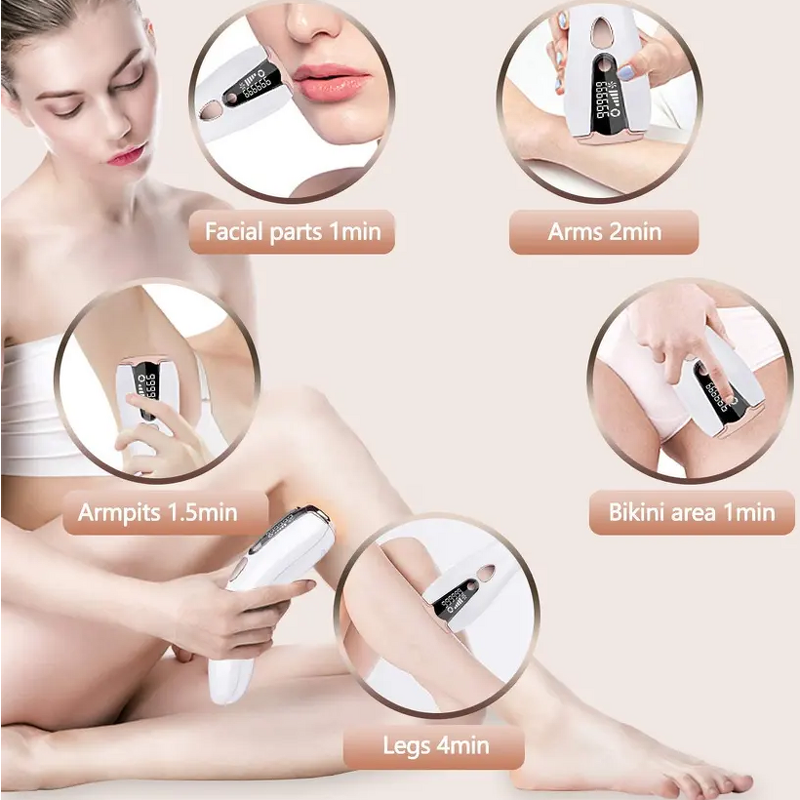IPL Hair Removal Device - Home Use 900000 Flashes Electric Body Beauty Equipment