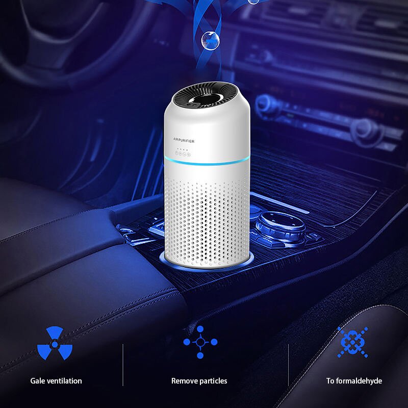 HEPA Air Purifier - Automatic Gesture Sensor Portable Intelligent Car Air Cleaner