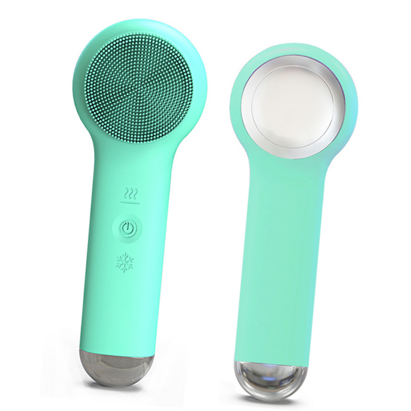 Silicone Facial Cleansing Brush - Ice and Hot Electric Face Massager Scrubber Tool