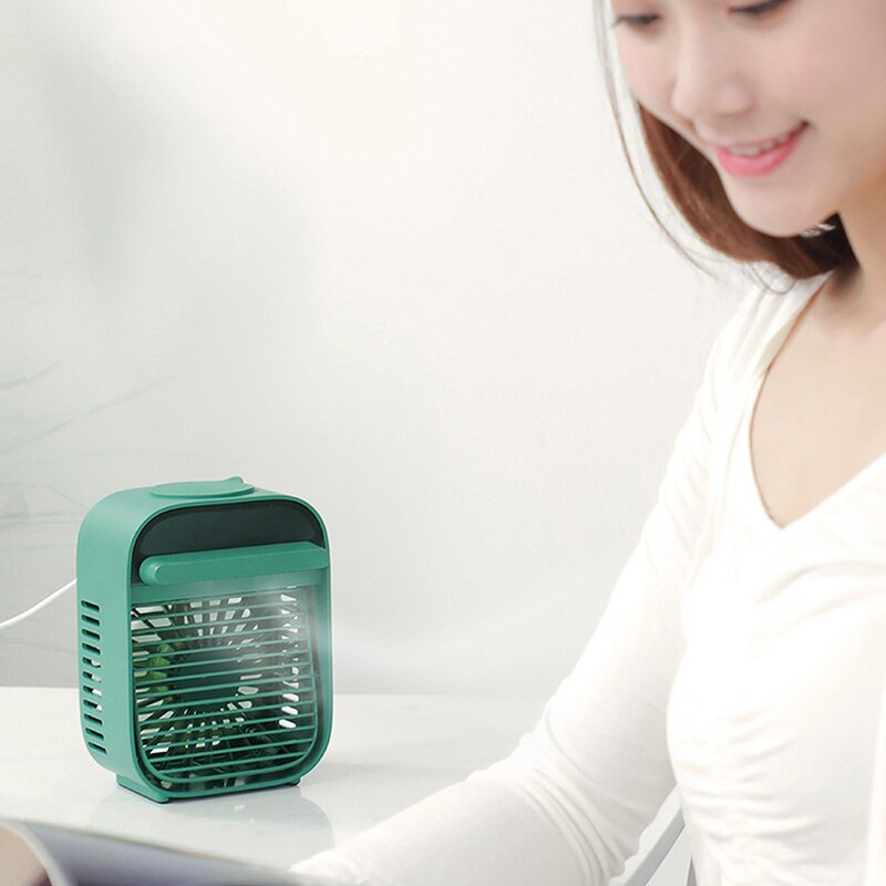 Mini Air Cooler - New Design Desktop Portable Cooling Fan Conditioner Beauty Tool