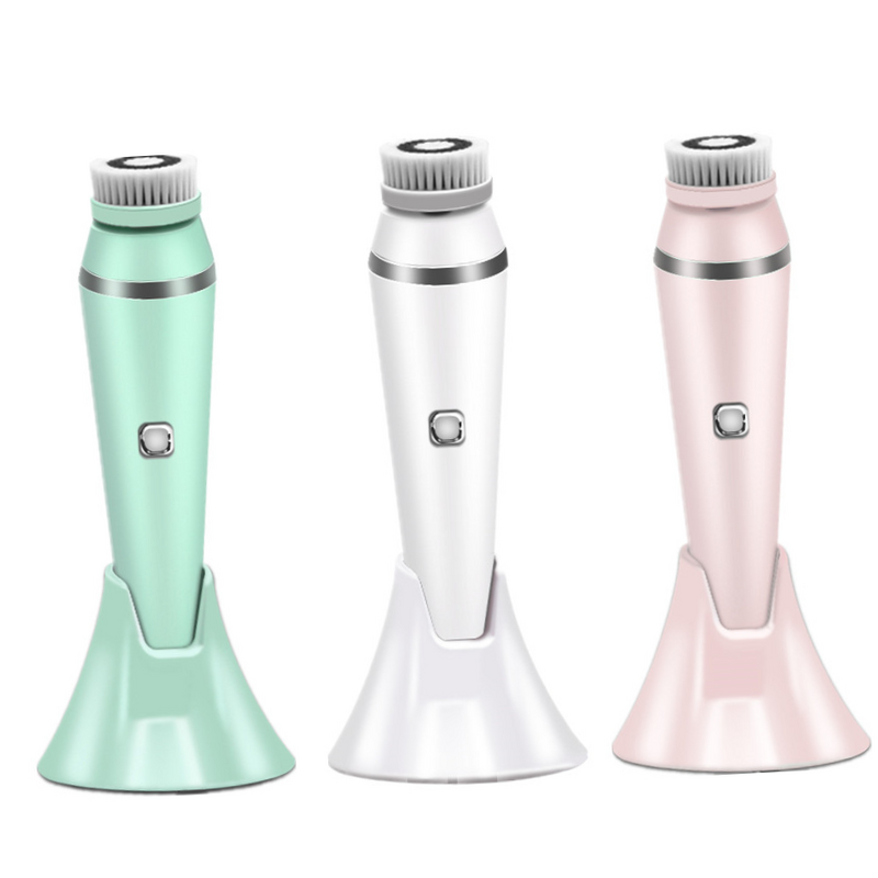 Silicone Electric Scrubber - Deep Cleaning USB Home Use Facial Cleanser Beauty Tool