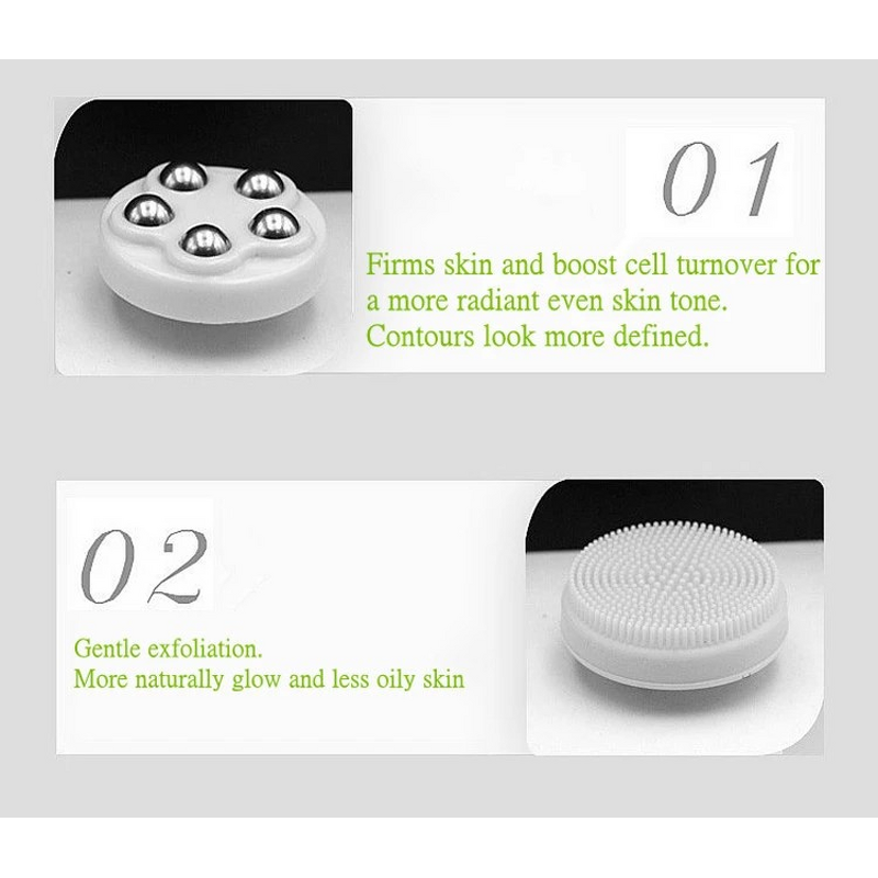 Silicone Electric Scrubber - Deep Cleaning USB Home Use Facial Cleanser Beauty Tool