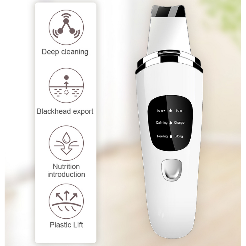 Sonic Ultrasonic Scrubber - Mini Portable Dead Skin Peeling Beauty Device Tool