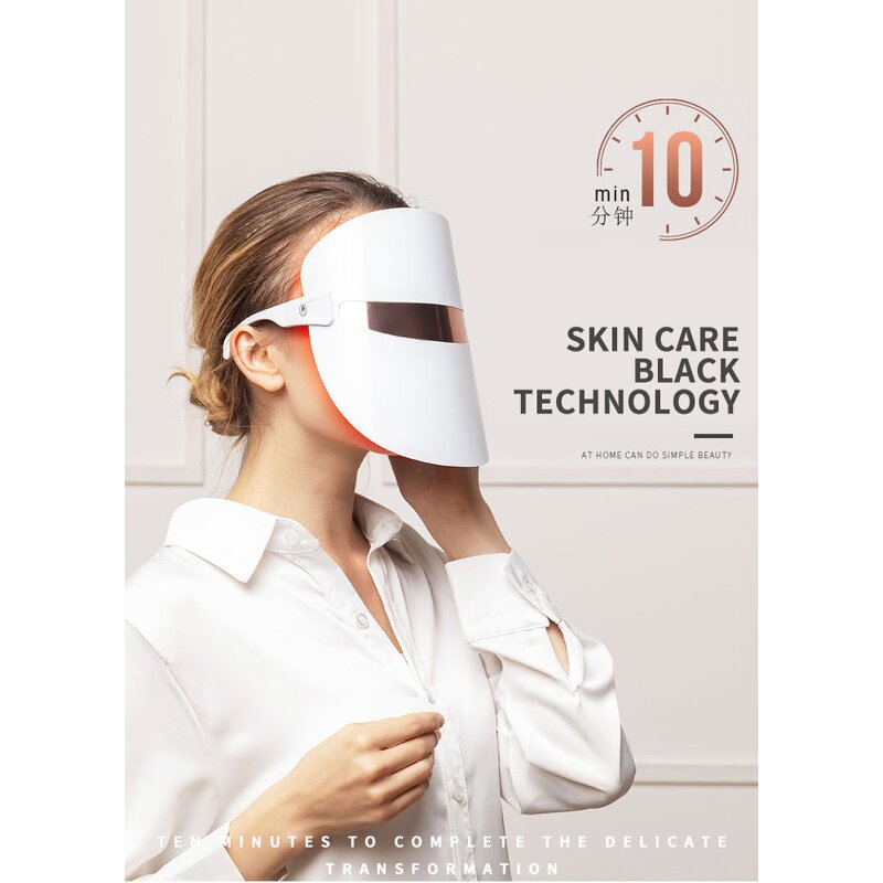 PDT LED Light Therapy - Panel Device Red Light Facial Mask Beauty Rejuvenation Tool