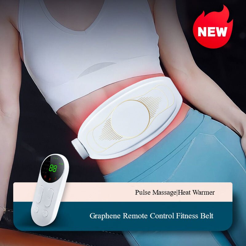USB Heating Massage Belt - Portable Cordless Period Pain Relief Menstrual Pad Gift