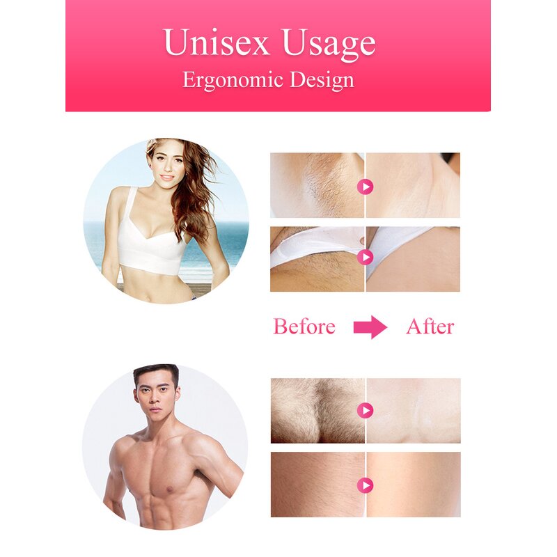 IPL Hair Removal Appliance - 600000 Flashes Hot Beauty Home Use Body Laser Tool