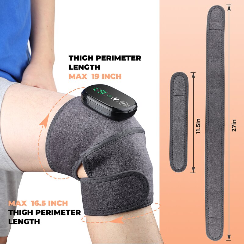 Electric Knee Massager - Smart Arthritis Heating Vibration Physiotherapy Joint Wrap