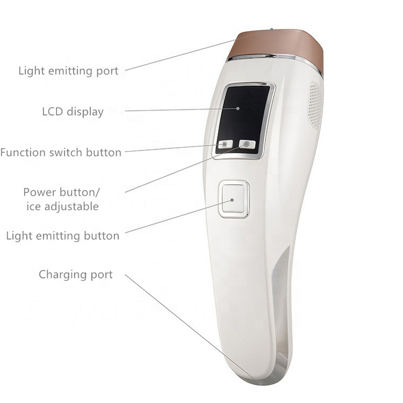 IPL Hair Removal Device - Hot Selling Home Use 3 in 1 Ice Cooling Laser Remover