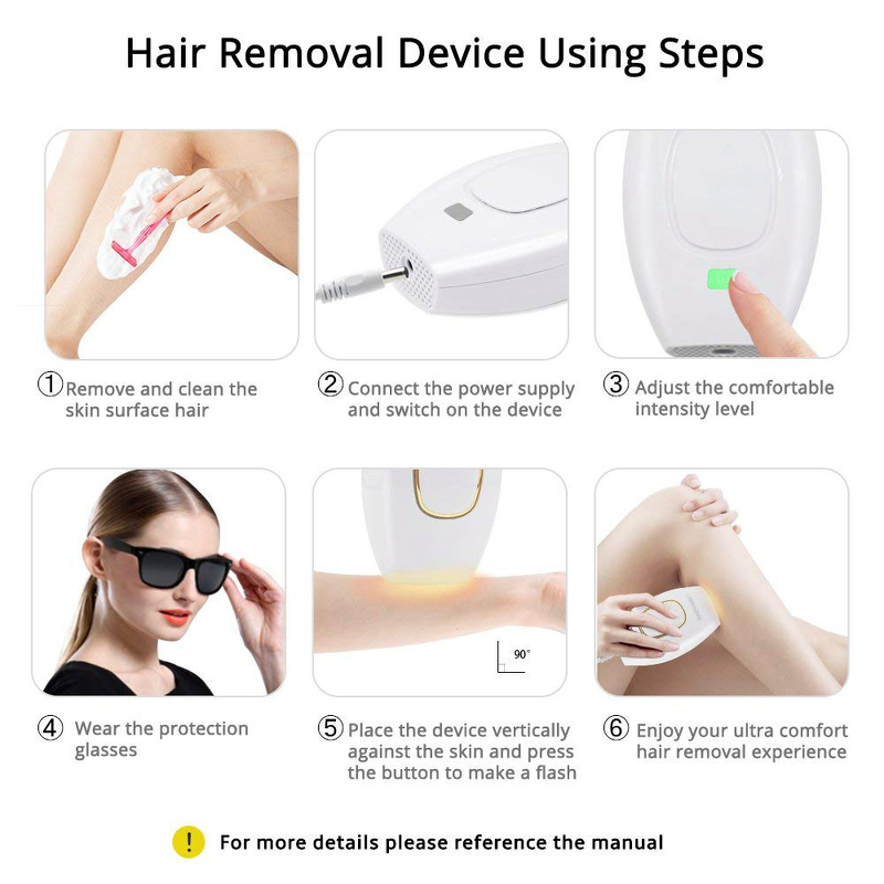 Diode Laser Hair Remover - 2023 Hot Sale 5 Gears 999999 Flashes 36W Quartz Tube