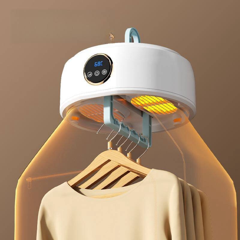 Compact Clothes Dryer - Electric Foldable Mini Light Clothes Drying Machine Tool