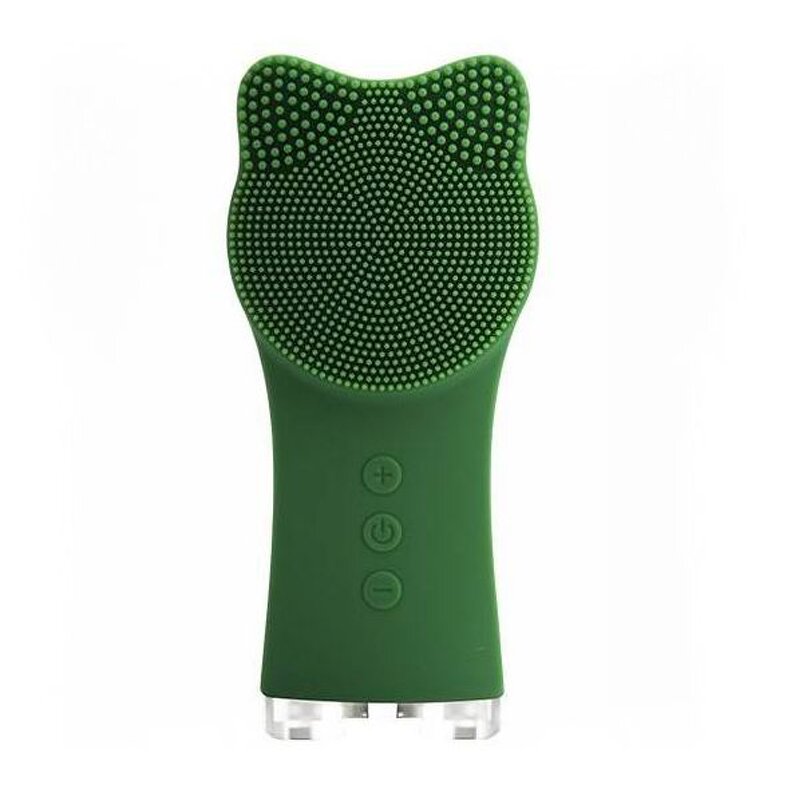 Mini Silicone Cleansing Brush - Cat-ear-shaped Vibration Deep Cleansing Face Tool