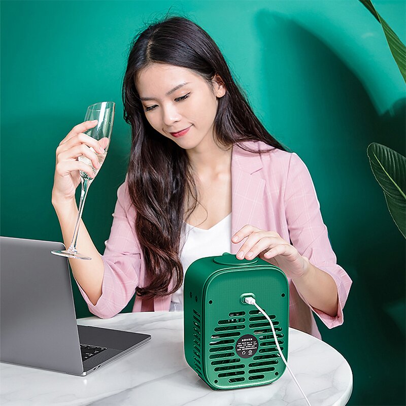 Mini Air Cooler - New Design Desktop Portable Cooling Fan Conditioner Beauty Tool