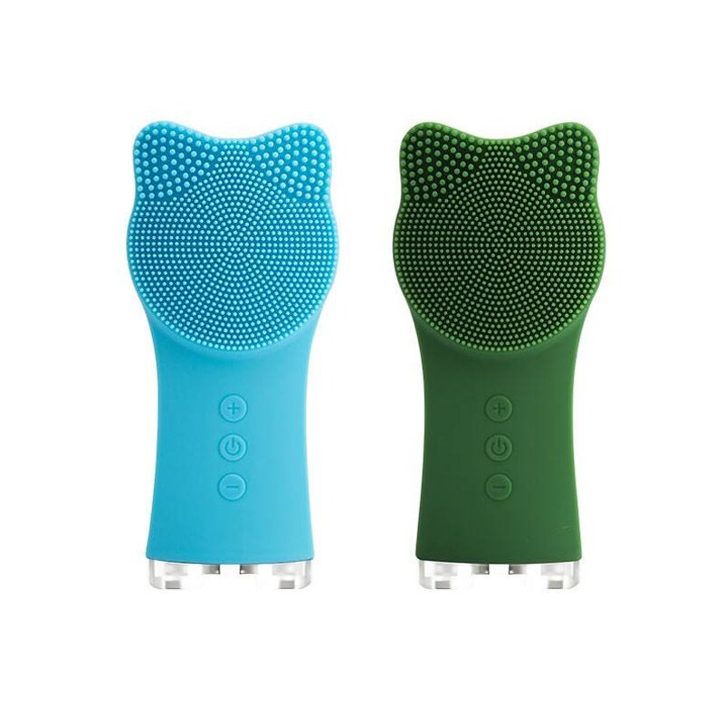 Cat-Ear Silicone Cleanser - Cute Sonic Vibration Deep Cleansing Facial Scrubber
