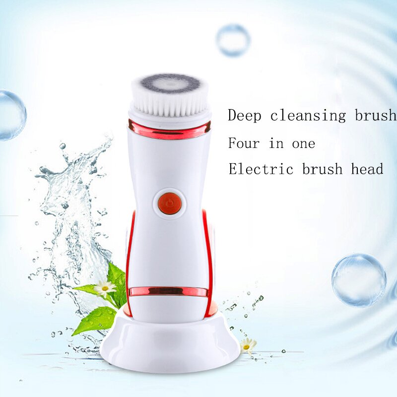 Facial Cleansing Brush - 2023 Waterproof Portable Multi-Function Electric Face Tool