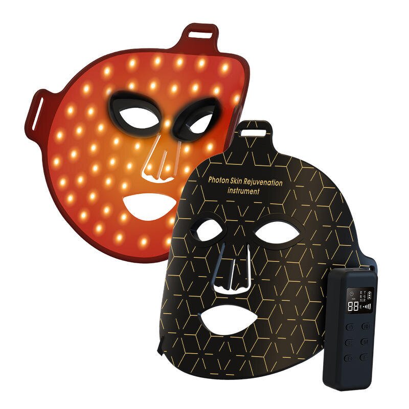 Silicone LED Facial Mask - 280pcs Bulbs Infrared Red Light Therapy Salon Flexible Tool