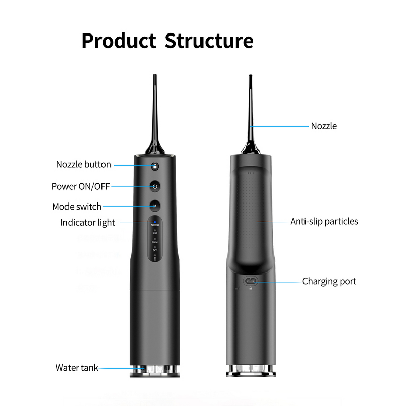 Cordless Water Flosser - Hot Selling Dental Care Family Use Oral Irrigator Tool