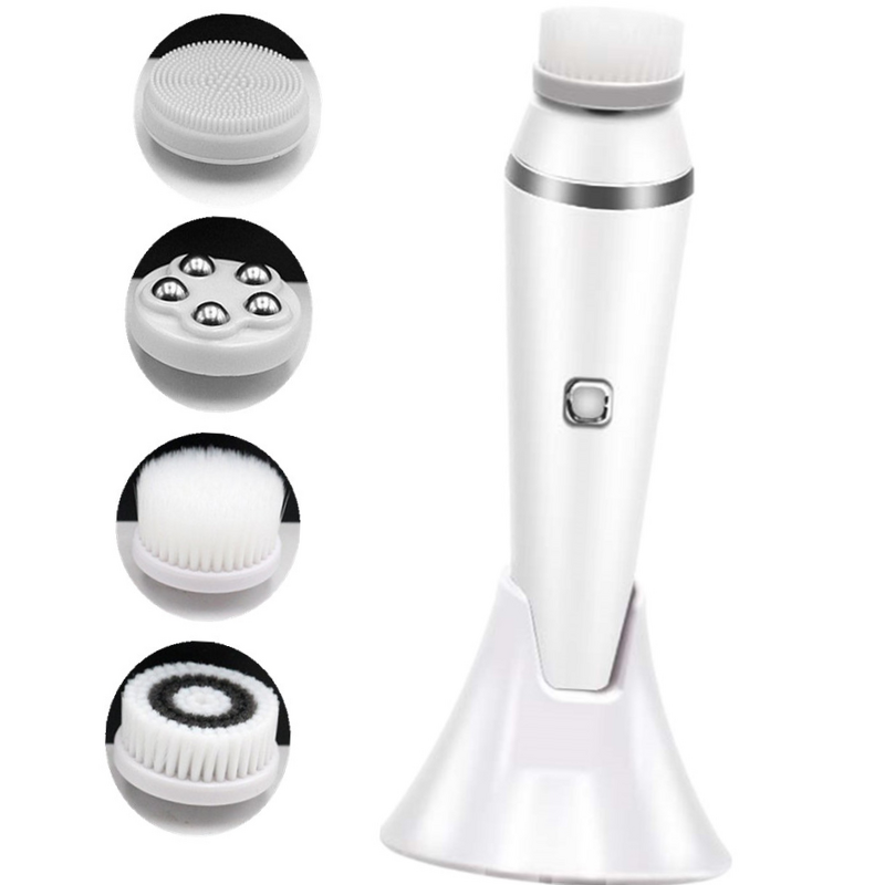 Silicone Facial Cleansing Brush - OEM/ODM Sonic Electric Deep Cleaning Scrubber Tool
