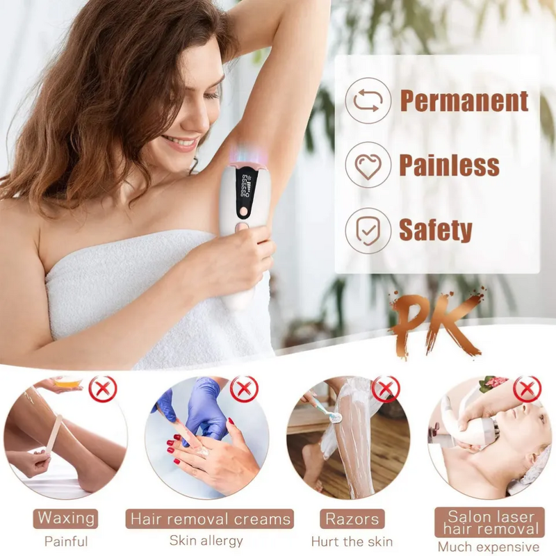 IPL Hair Removal Device - Home Use 900000 Flashes Electric Body Beauty Equipment