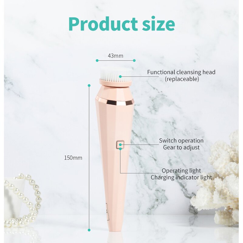 Facial Cleansing Brush - Multifunctional Makeup Cleaning Face Skin Scrubber Tool