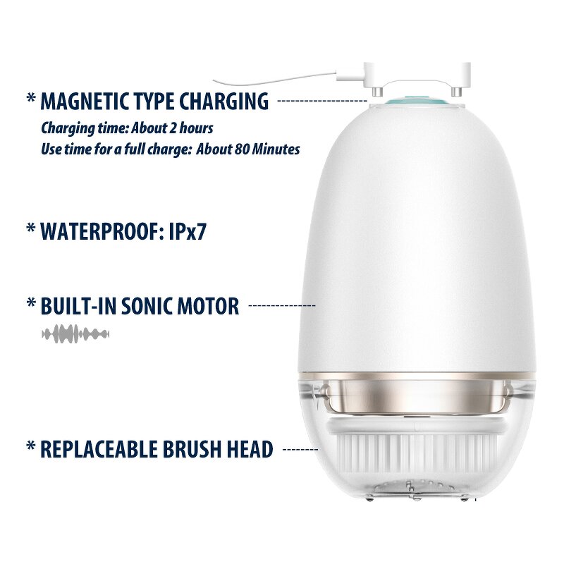 Rechargeable Facial Cleanser - Beauty Salon Electric Face Deep Cleaning Equipment