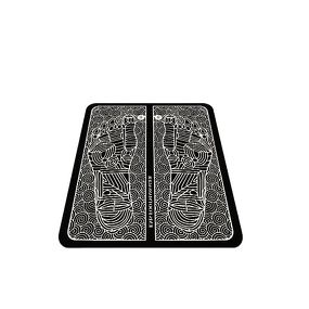 EMS Foot Massager Pad - Electric Vibration Fitness Rechargeable Home Use Massage Tool