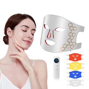 Silicone LED Facial Mask - Classic Wireless Infrared Red Light Flexible Beauty Tool