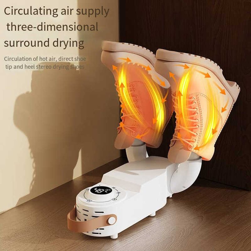 Intelligent Shoe Dryer - Portable Timing Multi-functional Foldable Drying Deodorizing