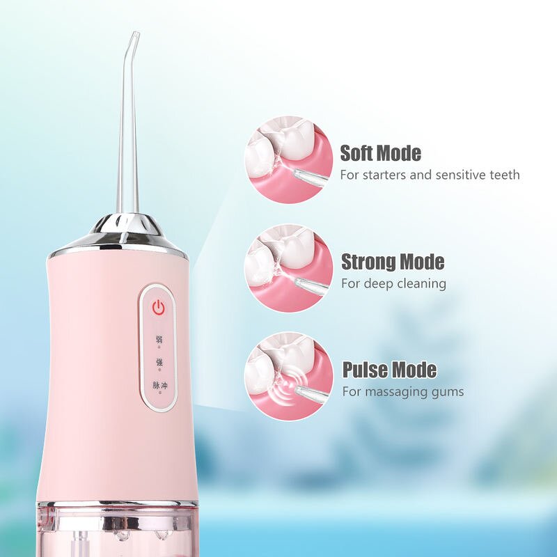 Water Flosser - Dental Tooth Cleaner Portable Oral Care Irrigator Beauty Tool