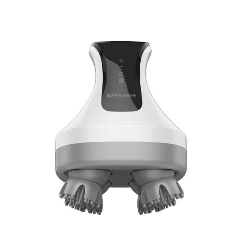 Electric Scalp Massager - Portable 360 Rotating Vibration Fitness Head Massage Tool