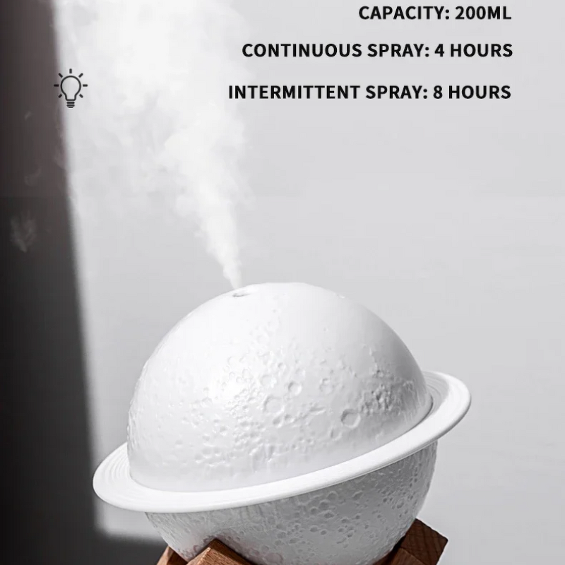 Planet LED Aroma Diffuser - Home Use Ultrasonic Essential Oil Aromatherapy Humidifier