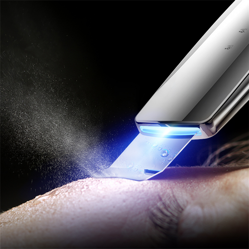 Ultrasonic Facial Scrubber - Portable Rechargeable Dead Skin Peeling Face Care Tool