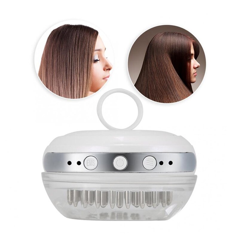 EMS Scalp Comb Massager - Home Use Portable Vibration Electric Head Massage Tool