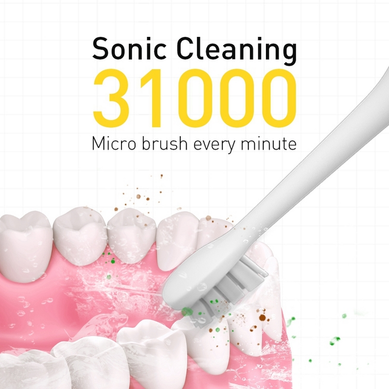 Ultrasonic Toothbrush - Home Personal Oral Care USB Rechargeable Electric Beauty Tool