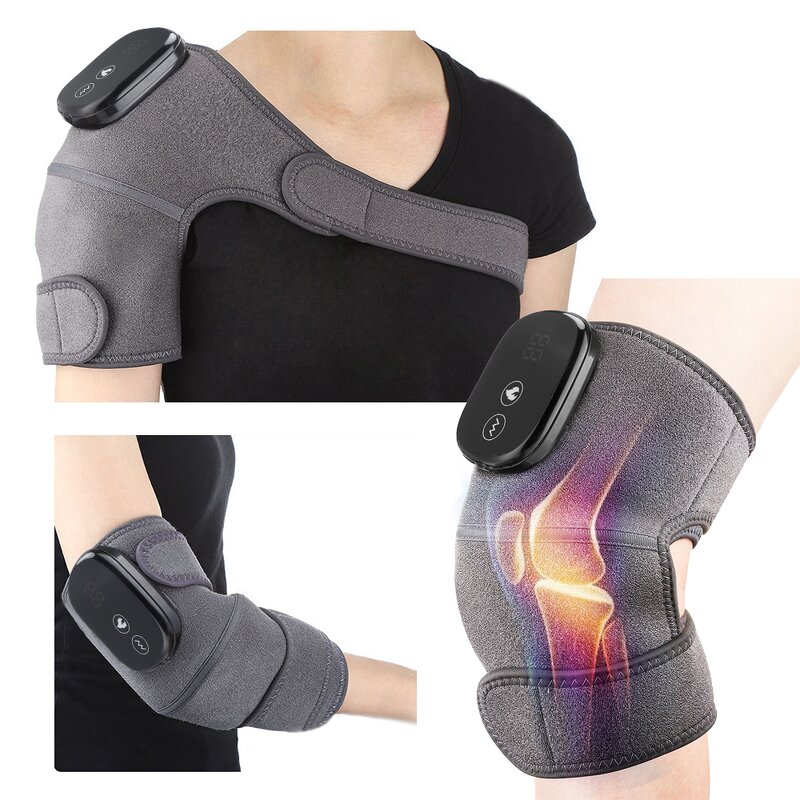 Electric Knee Massager - Smart Arthritis Heating Vibration Physiotherapy Joint Wrap